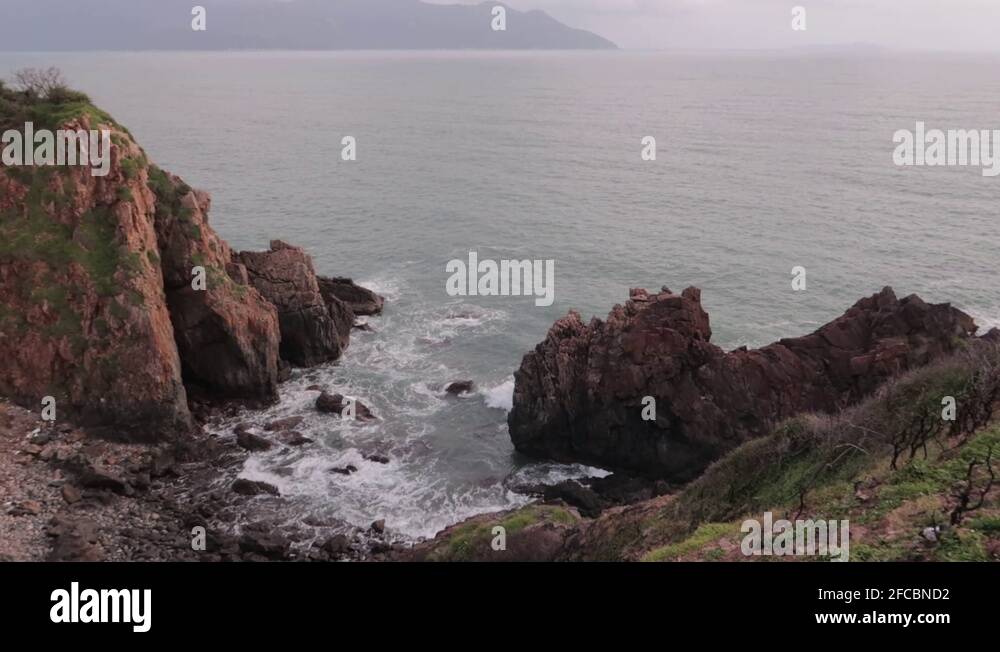 a flying camera flies beautifully in Vietnam Stock Video Footage - Alamy