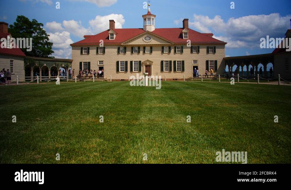washington estate mansion at mt vernon Stock Videos & Footage