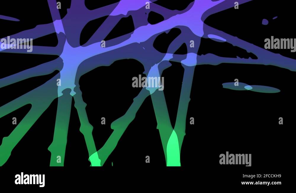 liquid water drop splash explosion transition screen with colorful