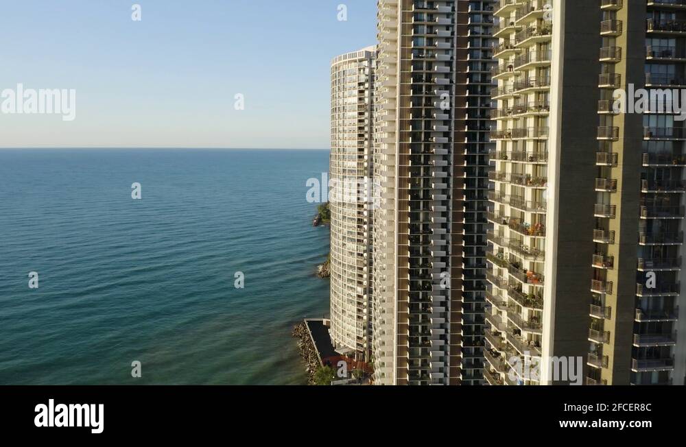 Lakefront high rise building Stock Videos & Footage - HD and 4K Video ... - High Rise Luxury Lakefront Condominiums