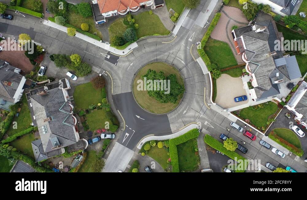 Traffic roundabout ireland Stock Videos & Footage HD and 4K Video