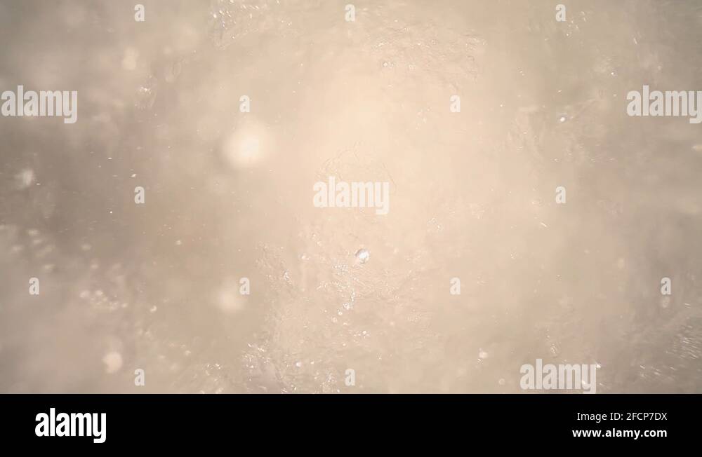 submerged in a blender filled with crushed ice cubes & water, pulling