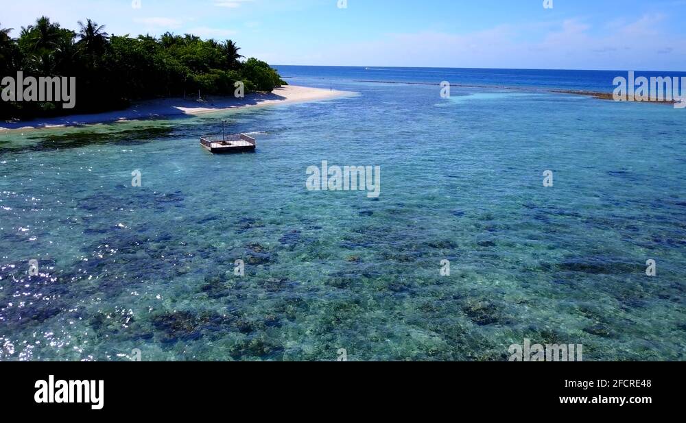 Thailand, tropical island beach and rich marine life in crystal clear ...