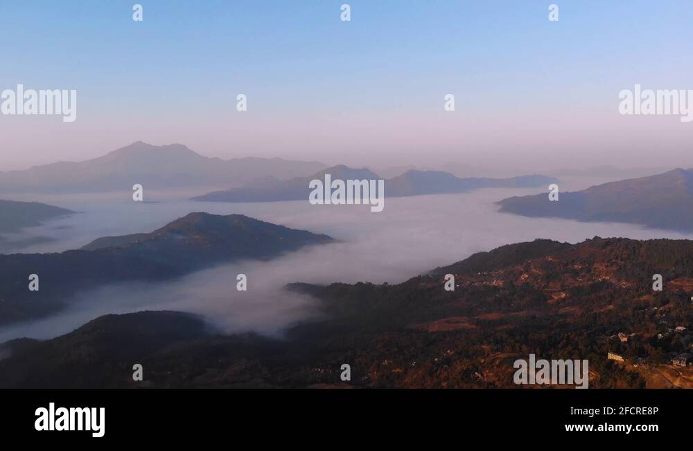 Aerial Footage of Gorkha city in Nepal, home to Brave Gurkha Soldiers ...