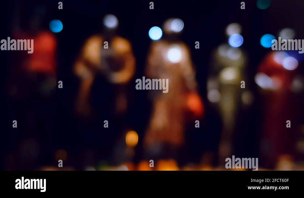 Supermarket store blur background with bokeh Stock Video Footage - Alamy