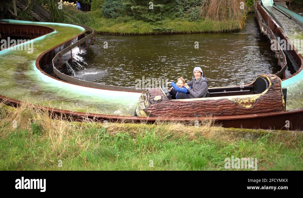 Zoological garden and amusement park of Kristiansand inside café with