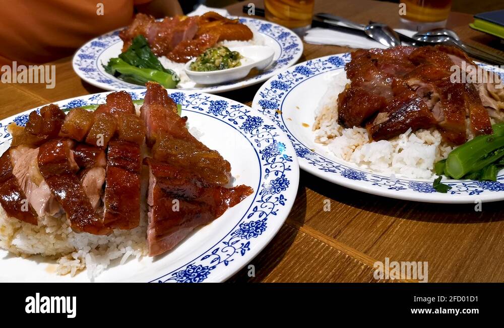 Hong Kong local food culture cuisine, barbecued pork, Char Siu, Siu mei ...