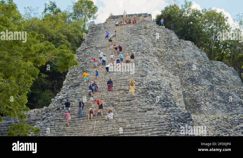 Climbing mayan pyramid Stock Videos & Footage HD and 4K Video Clips