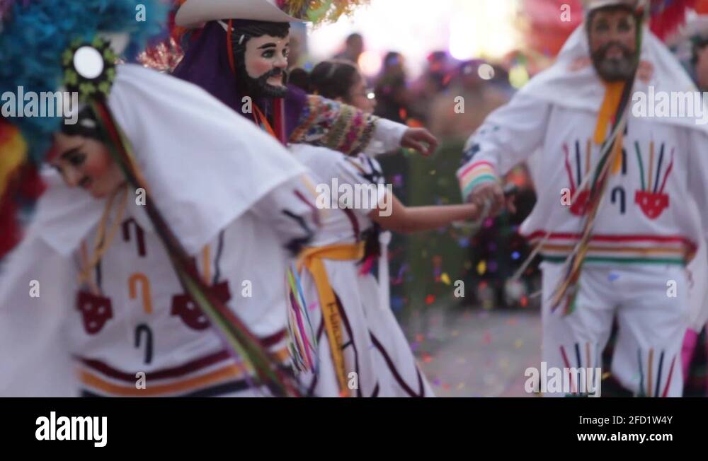 Traditional carnival of tlaxcala Stock Videos & Footage HD and 4K