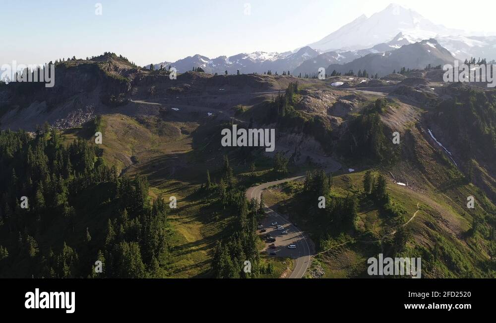 Birds eye view cascade range Stock Videos & Footage - HD and 4K Video ...