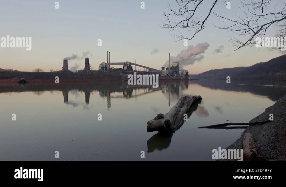 Clairton Coke Works. A coke plant owned by US Steel. Clairton Pa Stock