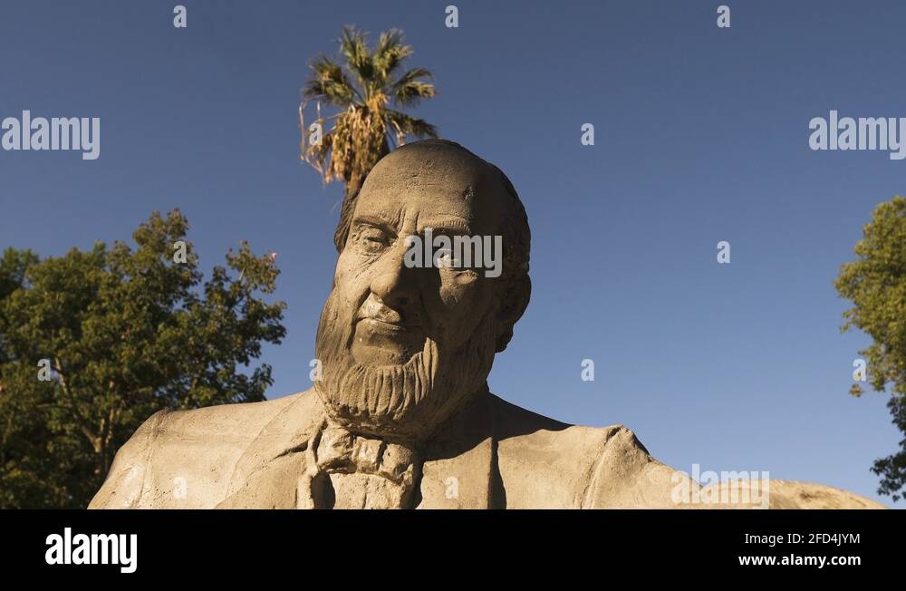 Central Park, John Greenleaf Whittier Statue, Whittier, California