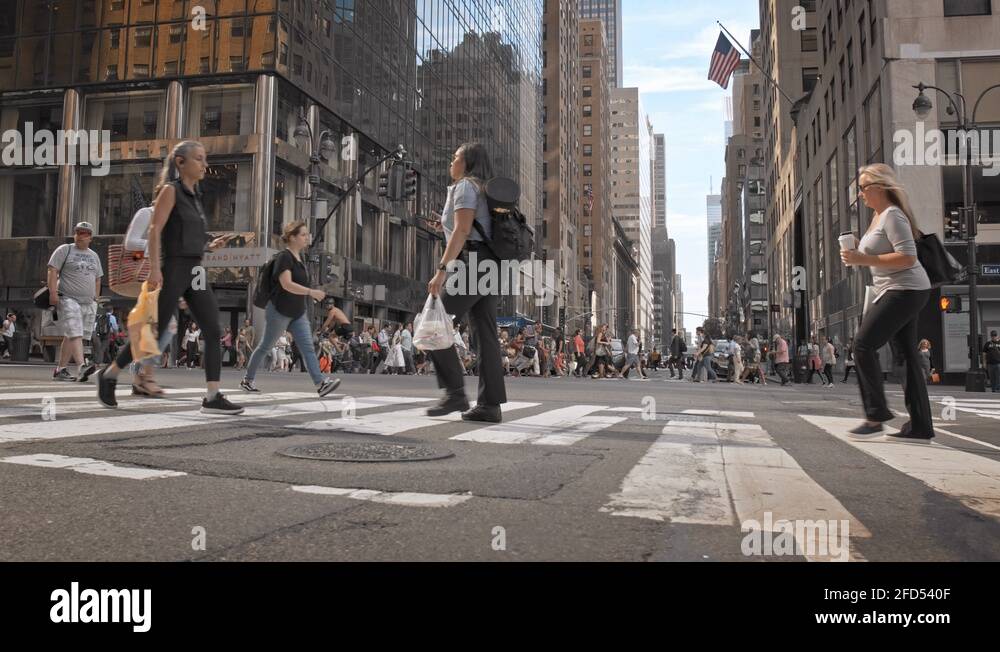 Busy rush hour pedestrians Stock Videos & Footage HD and 4K Video
