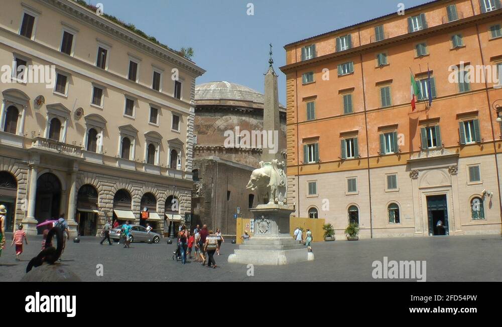 Bernini elephant statue Stock Videos & Footage HD and 4K Video Clips