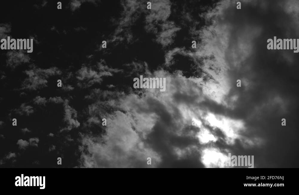 Evil storm clouds covering the sun 4k parallax Stock Video Footage - Alamy