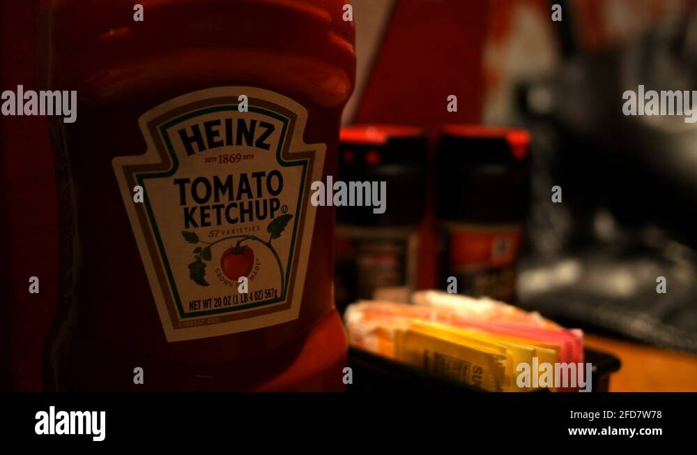 Heinz ketchup glass bottle Stock Videos & Footage HD and 4K Video