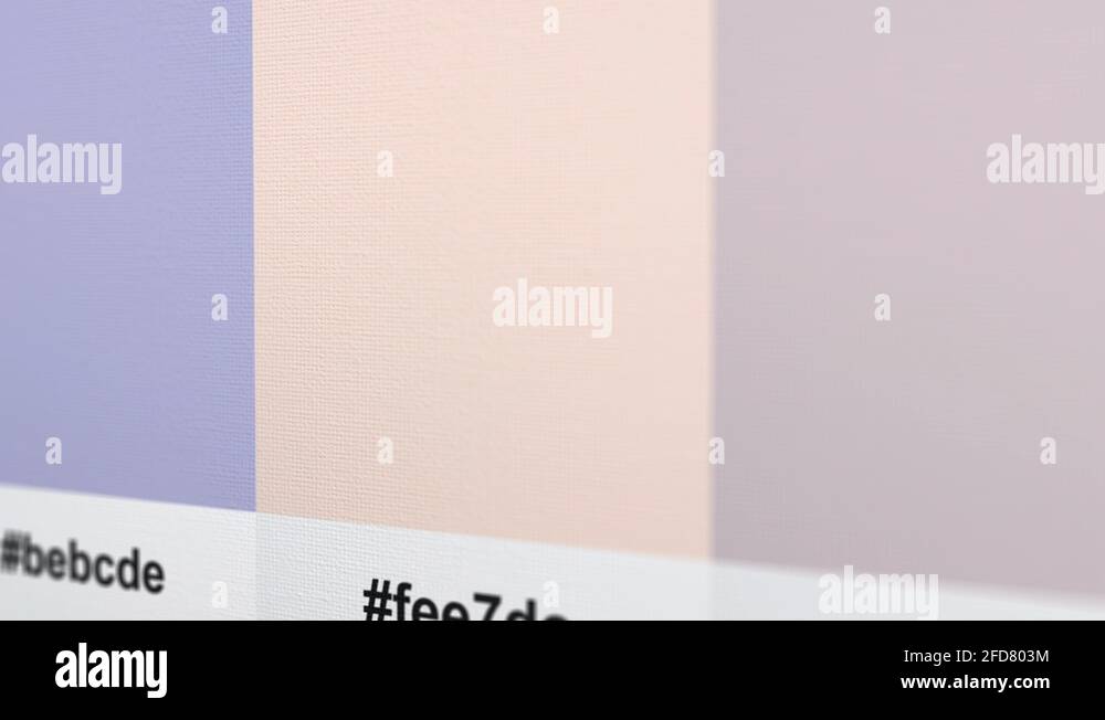 Color Sampler / Swatches / Palette Graphic Design Backgroud Stock Video ...