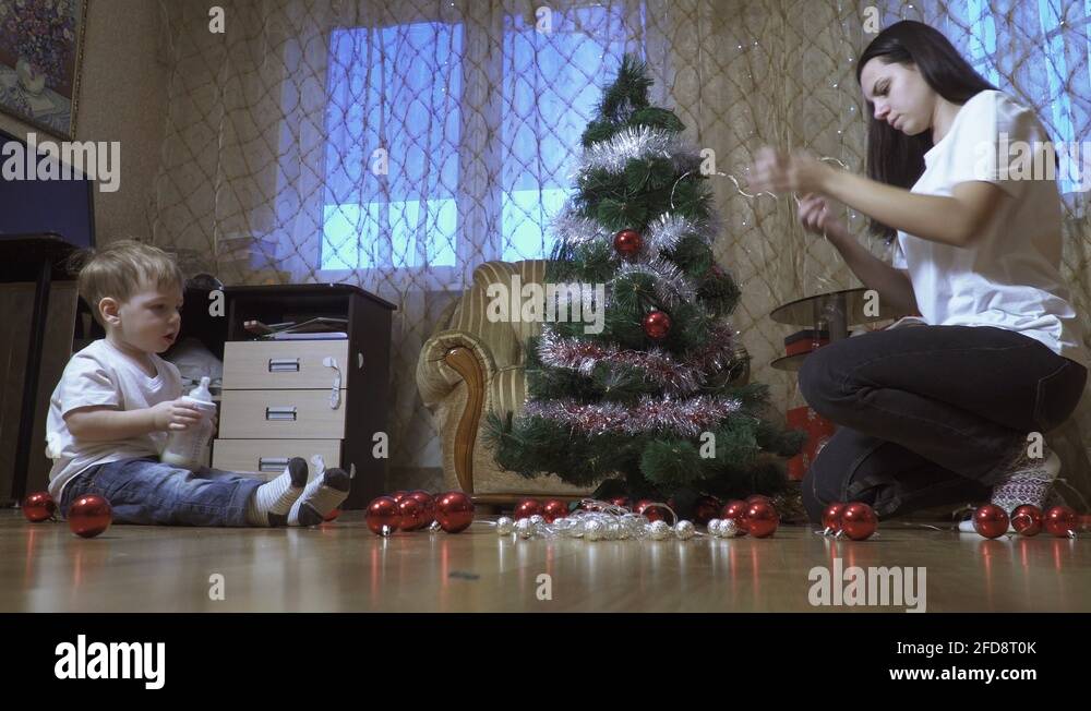 Little boy dancing with his mom Stock Videos & Footage HD and 4K