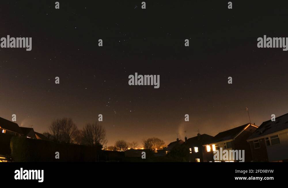 Moonlight night sky stars uk Stock Videos & Footage HD and 4K Video