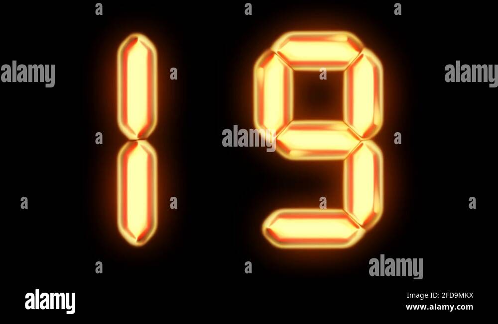 Twenty Second Countdown Timer Watch Stock Video Footage Alamy