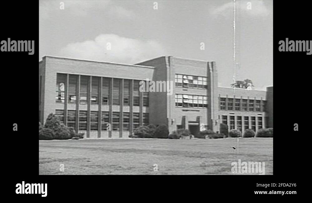 1940s WW2 African American Black Students Segregation Vintage Film