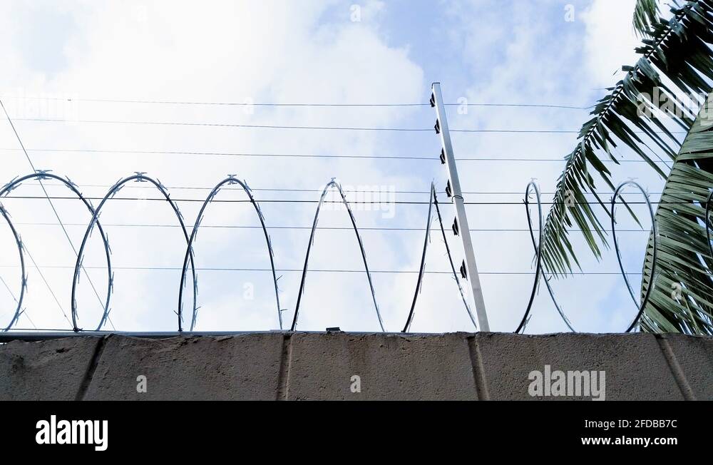 Fence with electric wire Stock Videos & Footage HD and 4K Video Clips