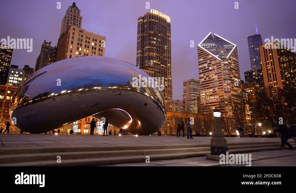 The bean chicago skyline Stock Videos & Footage HD and 4K Video Clips