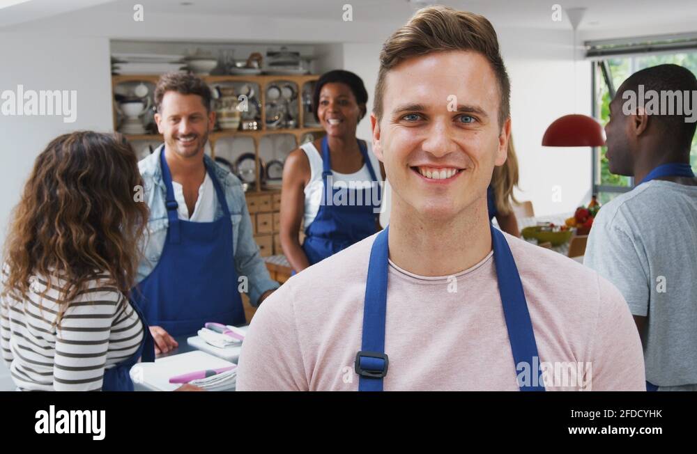 Man wearing apron cooking Stock Videos & Footage HD and 4K Video