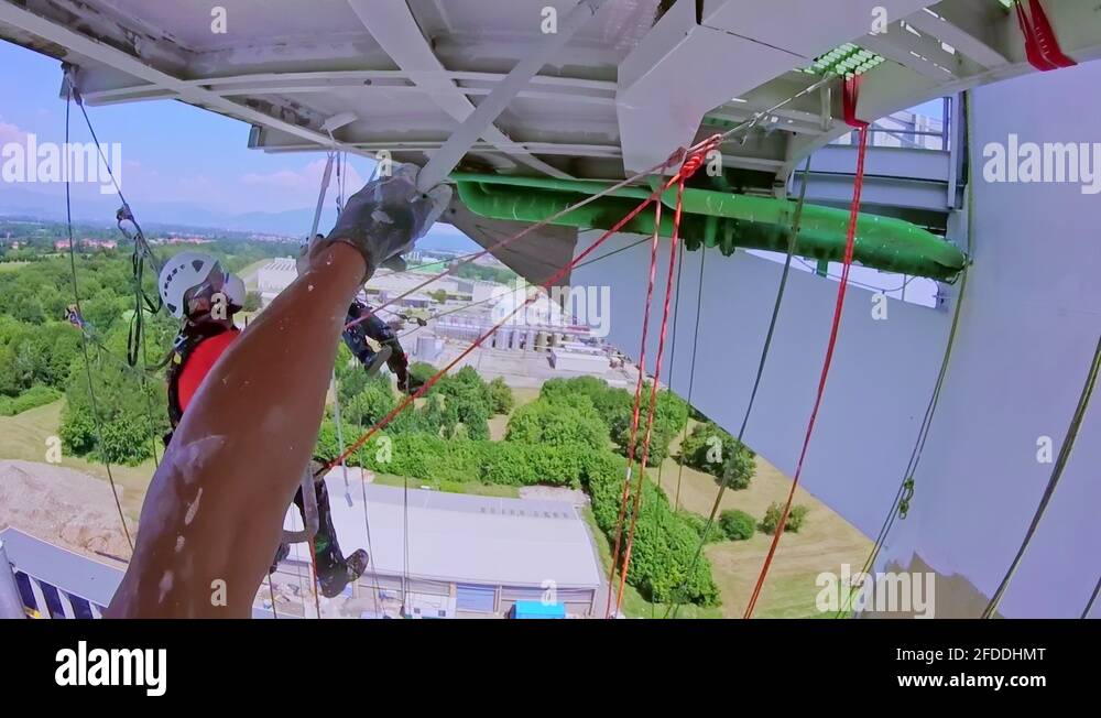 Rope access painter Stock Videos & Footage HD and 4K Video Clips Alamy
