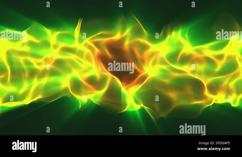 Energy Beam Animation Loop Horizontal Green Explosion Stock Video ...