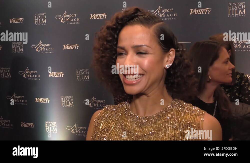 Interview with Gugu Mbatha-Raw at Newport Beach FF UK Honours event