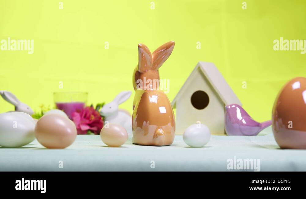 a stopmotion clip for Holiday season. Easter Bunnys in 4k Stock Video Footage Alamy