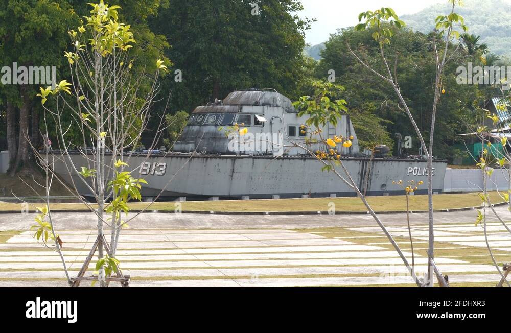 Thailand tsunami police boat