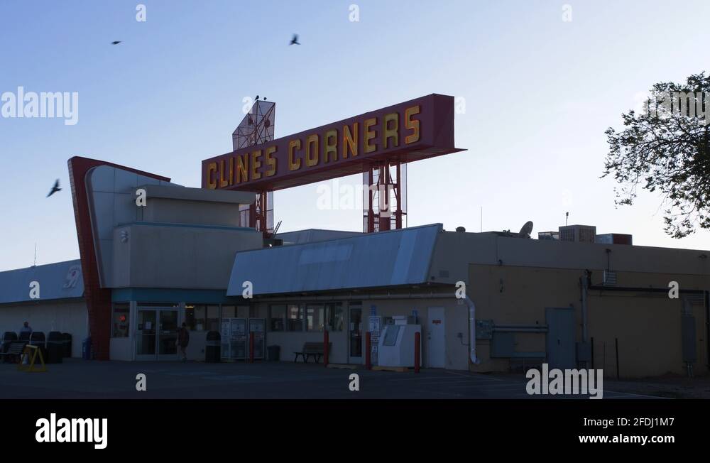 Clines corner route 66 Stock Videos & Footage HD and 4K Video Clips