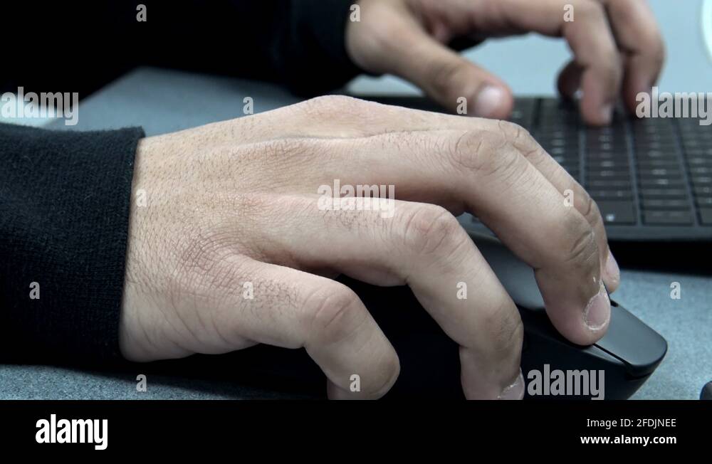 Right Hand Using Mouse Hand using wireless mouse laptop Stock Videos & Footage - HD and 4K ...