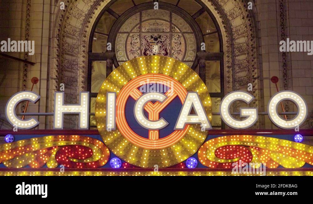The chicago theater marquee Stock Videos & Footage - HD and 4K Video ...