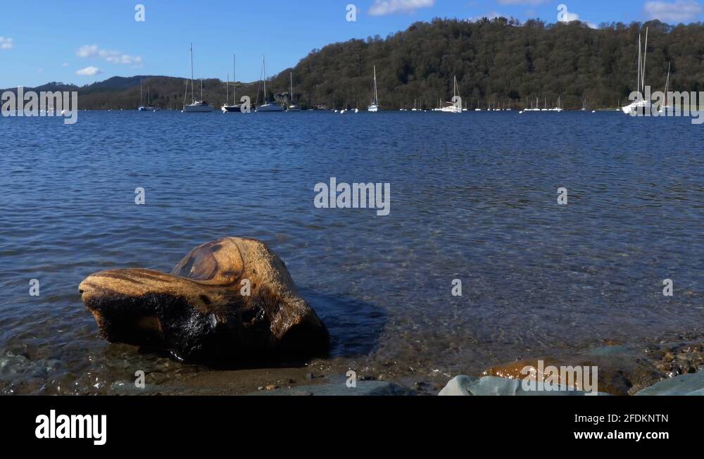 Boats lakeside bowness on windermere Stock Videos & Footage HD and 4K