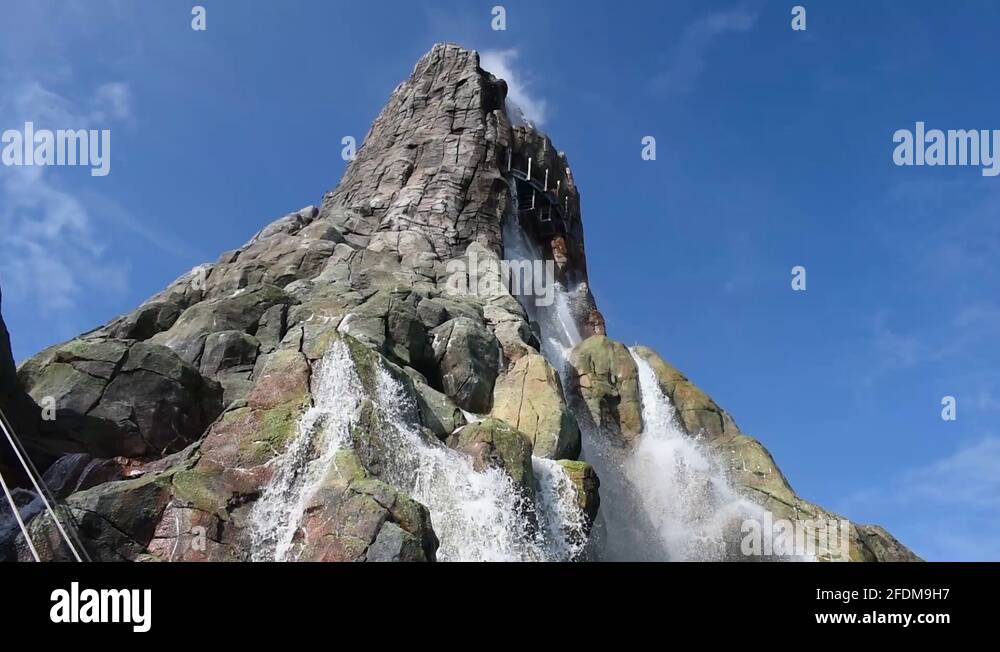 Volcano bay water slides Stock Videos & Footage - HD and 4K Video Clips