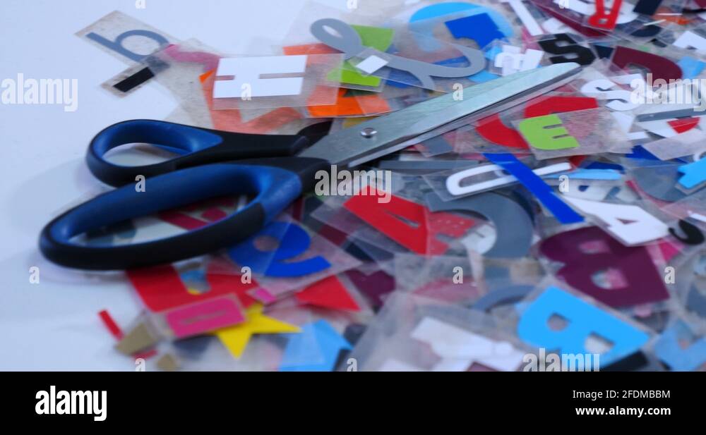 Cut paper alphabet Stock Videos & Footage HD and 4K Video Clips Alamy