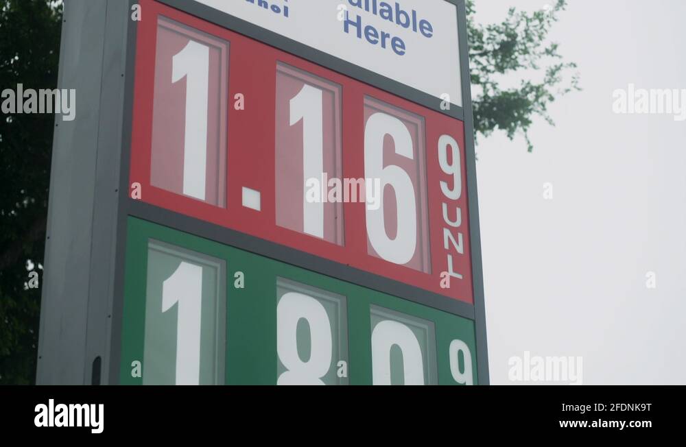 1990s gas station sign Stock Videos & Footage HD and 4K Video Clips