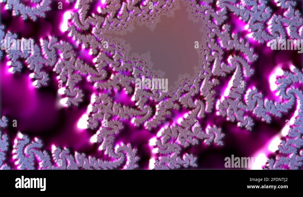 Seamless looping pattern in purple flashing light colors in background