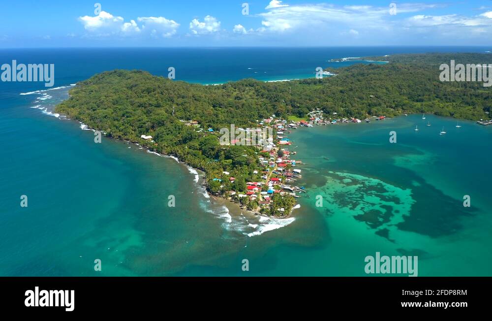 Bocas del toro and panama and aerial Stock Videos & Footage HD and 4K