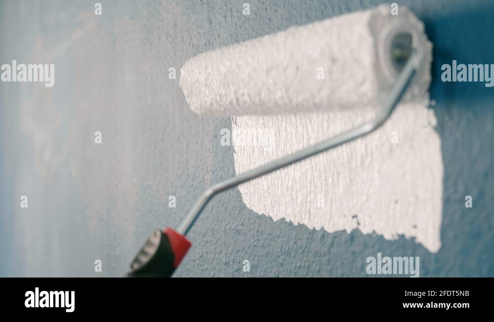 Painting a blue wall Stock Videos & Footage HD and 4K Video Clips Alamy