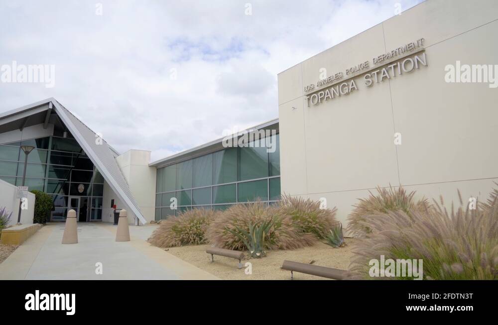 Los Angeles Police Department Topanga Station. Los Angeles, California