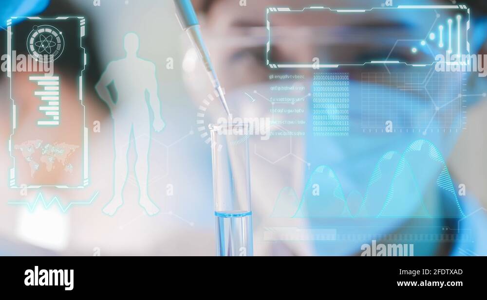 Biochemistry Technology Concept Stock Video Footage Alamy