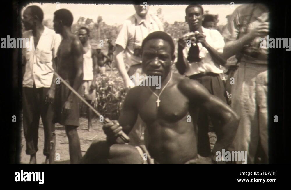 Archival Film Footage Kenyans In Kenya, Africa, 1960s Black Ethnicity ...