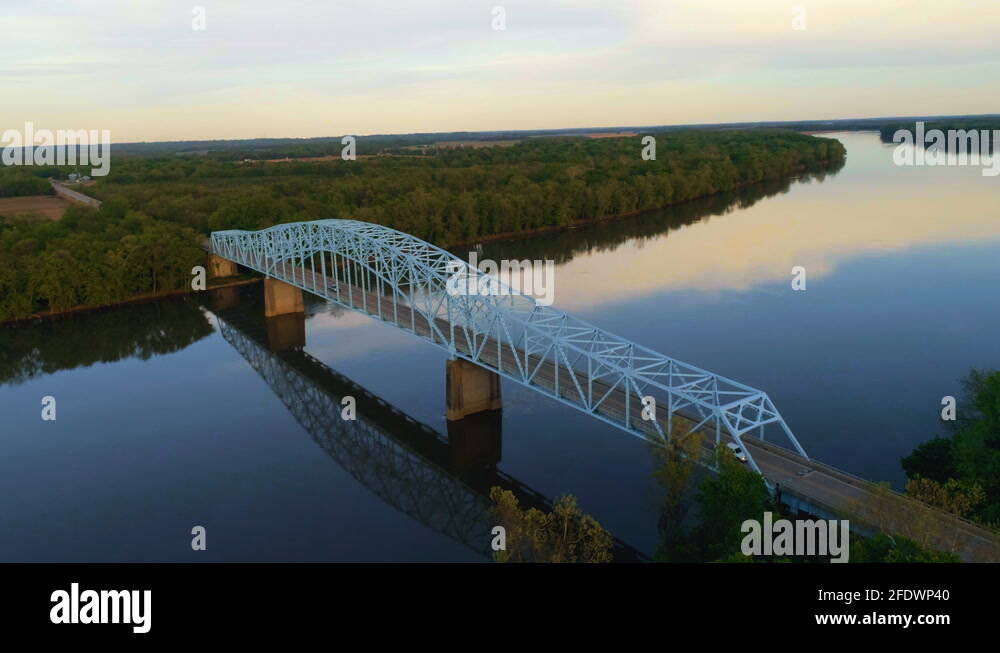 Steel truss arch bridge example Stock Videos & Footage HD and 4K