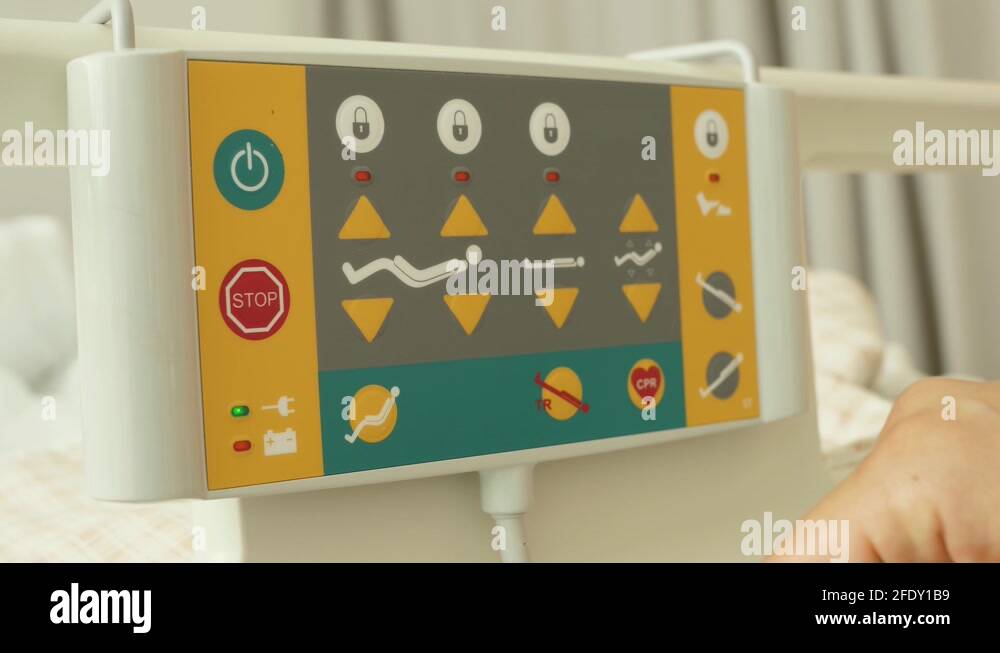 Hospital bed control panel Stock Videos & Footage HD and 4K Video