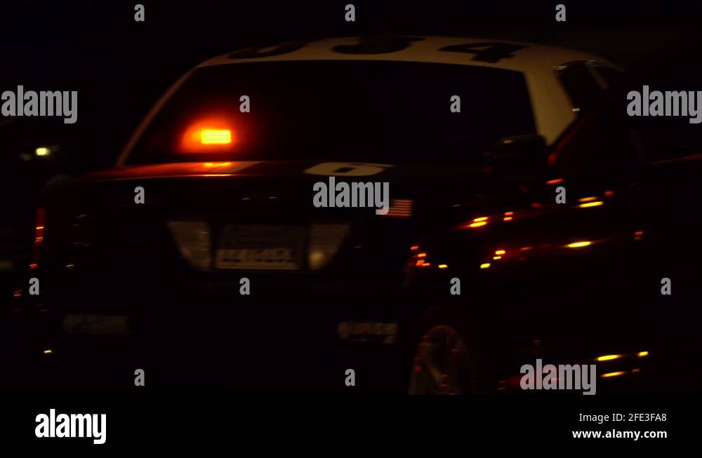 Police car flashing lights Stock Videos & Footage HD and 4K Video