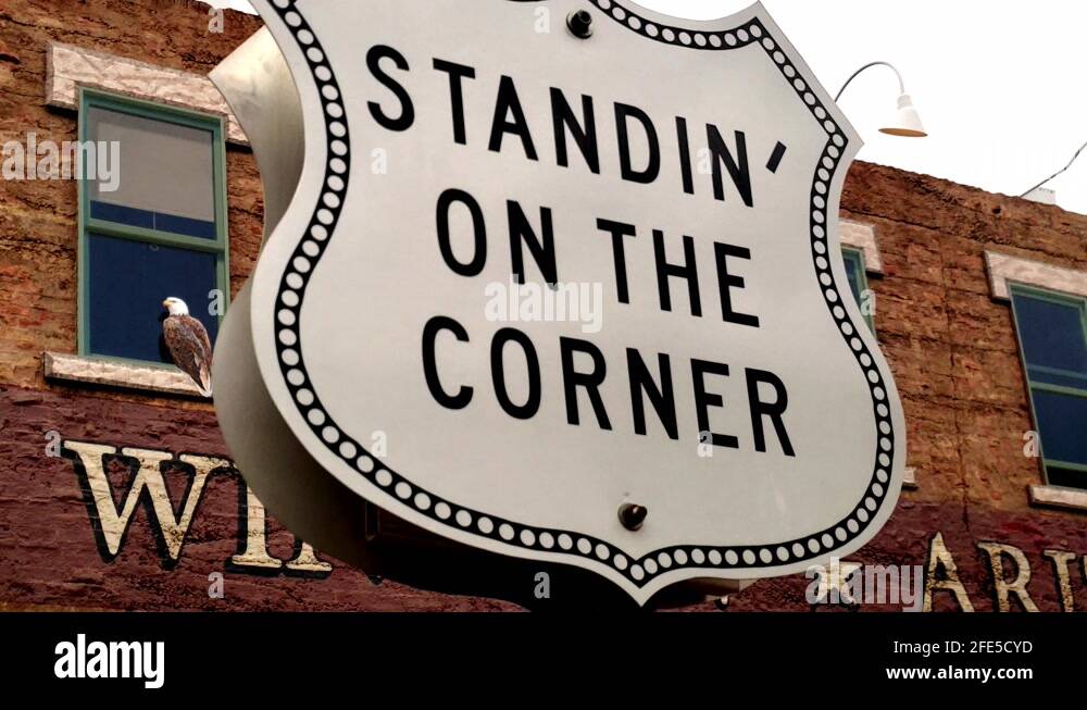 Winslow arizona take it easy song lyrics Stock Videos & Footage HD